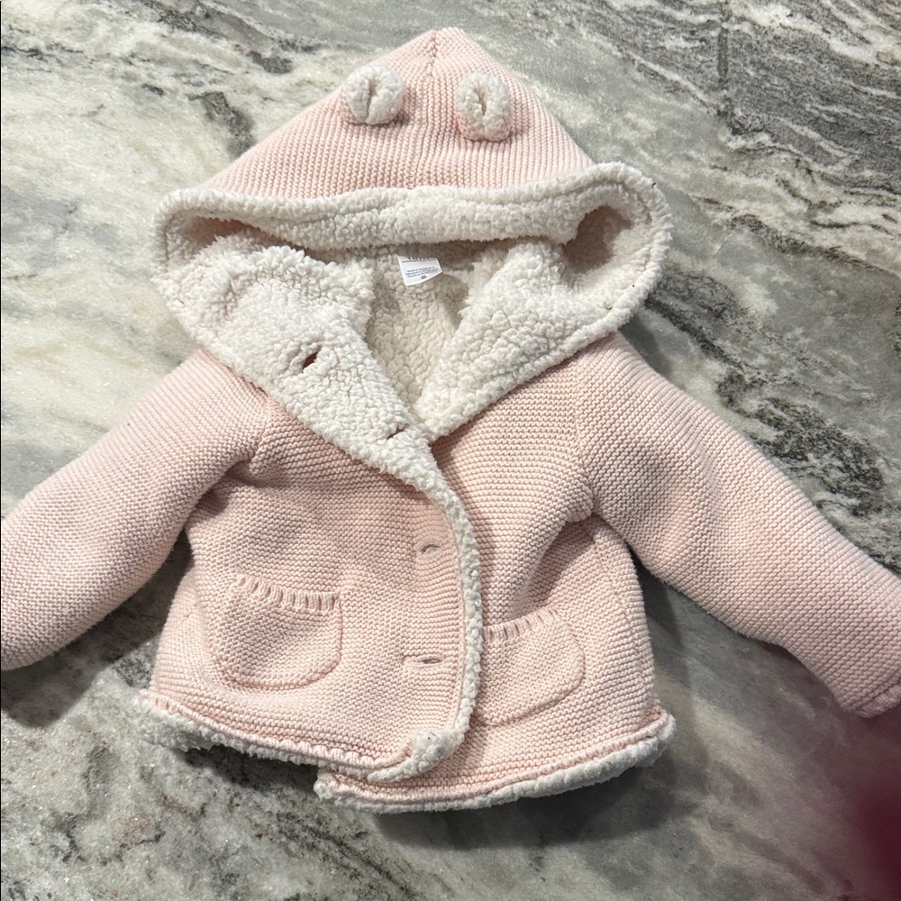 Carter's Pink Hooded Jacket with Ears